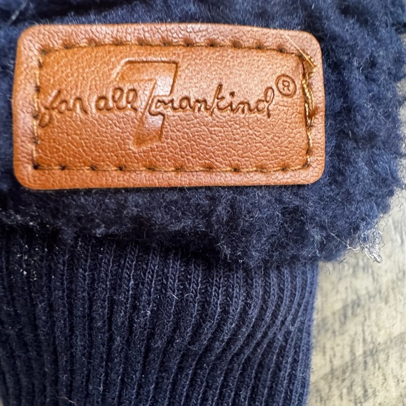 7 For All Mankind Navy and Tan Kids Jacket - Picture 9 of 10